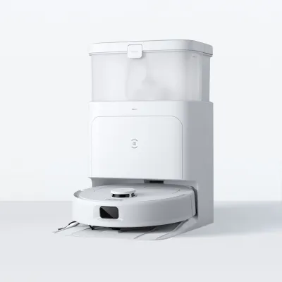 DEEBOT N30 PRO OMNI White Robotic Vacuum (ZeroTangle,TruEdge,10000Pa suction,Self-Emptying)