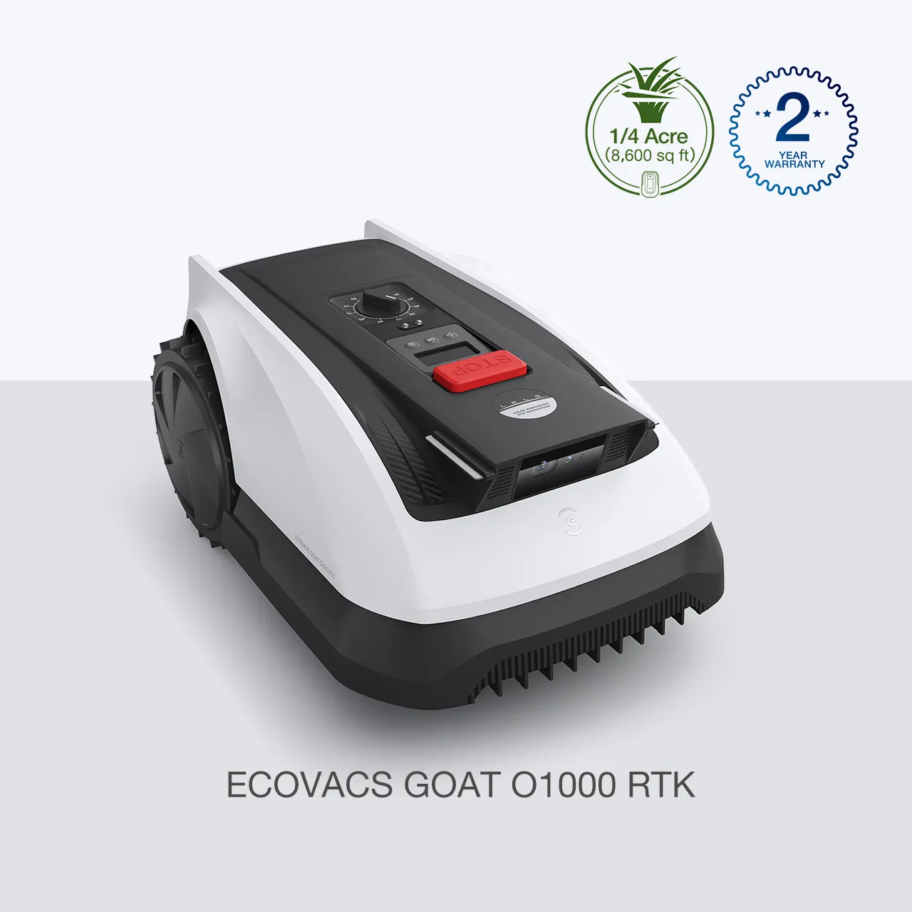 ECOVACS GOAT O1000 RTK Robotic Lawn Mower, 1/4 Acre (8,600 sq ft)  